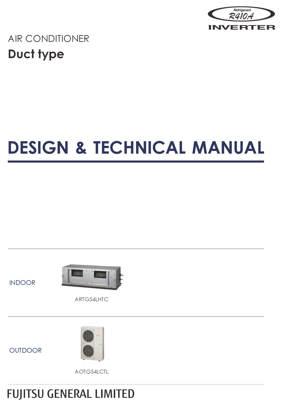 FUJITSU ARTG54LHTC DESIGN & TECHNICAL MANUAL Pdf Download ManualsLib