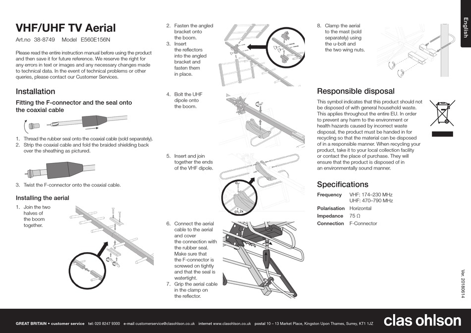 CLAS OHLSON E560E156N QUICK START MANUAL Pdf Download ManualsLib