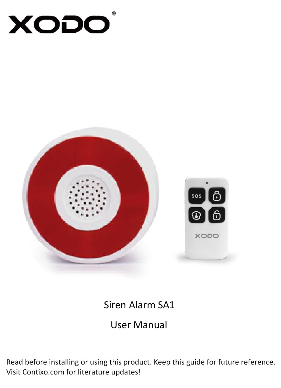 XODO SA1 USER MANUAL Pdf Download ManualsLib