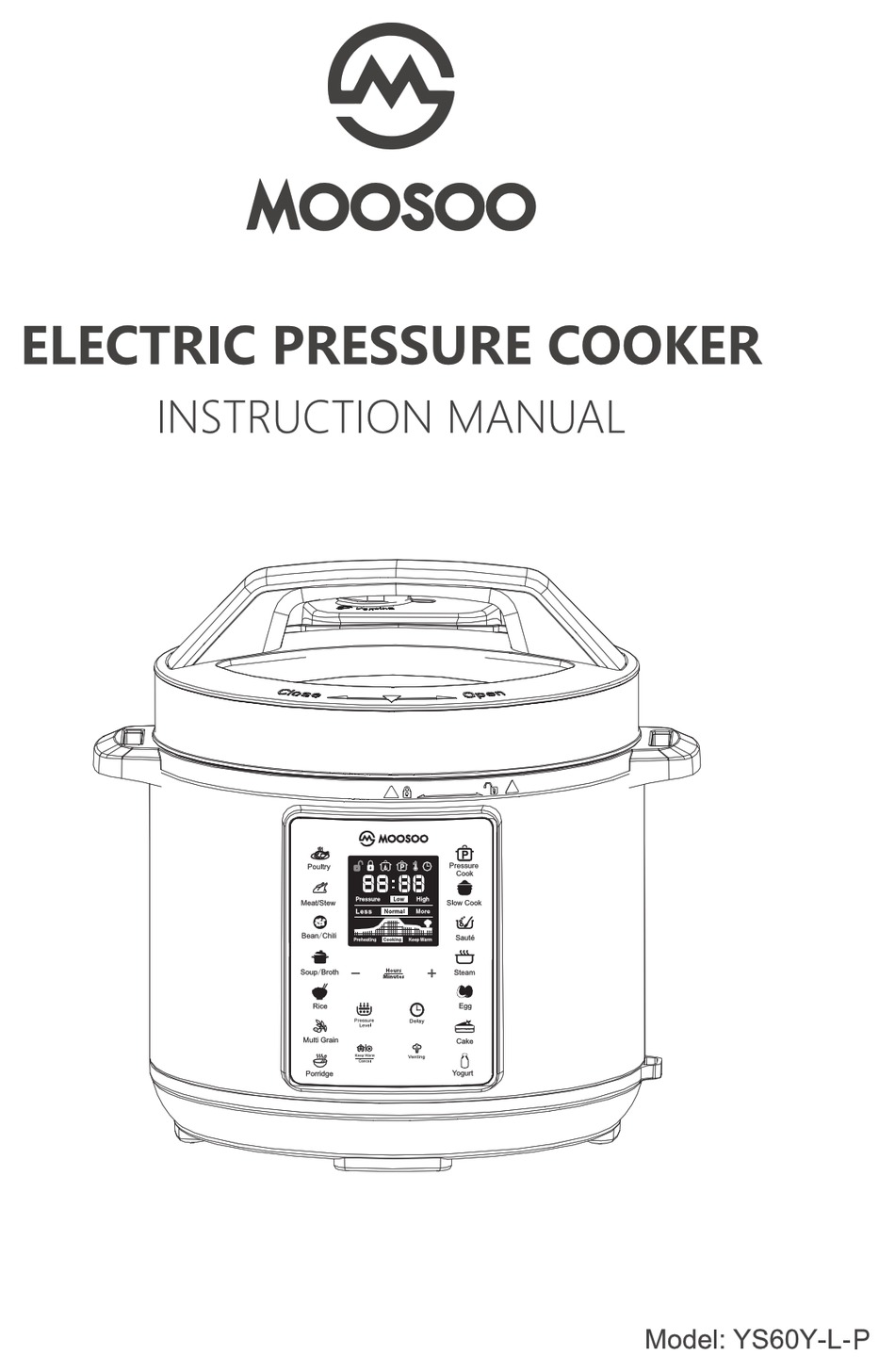 MOOSOO YS60YLP INSTRUCTION MANUAL Pdf Download ManualsLib