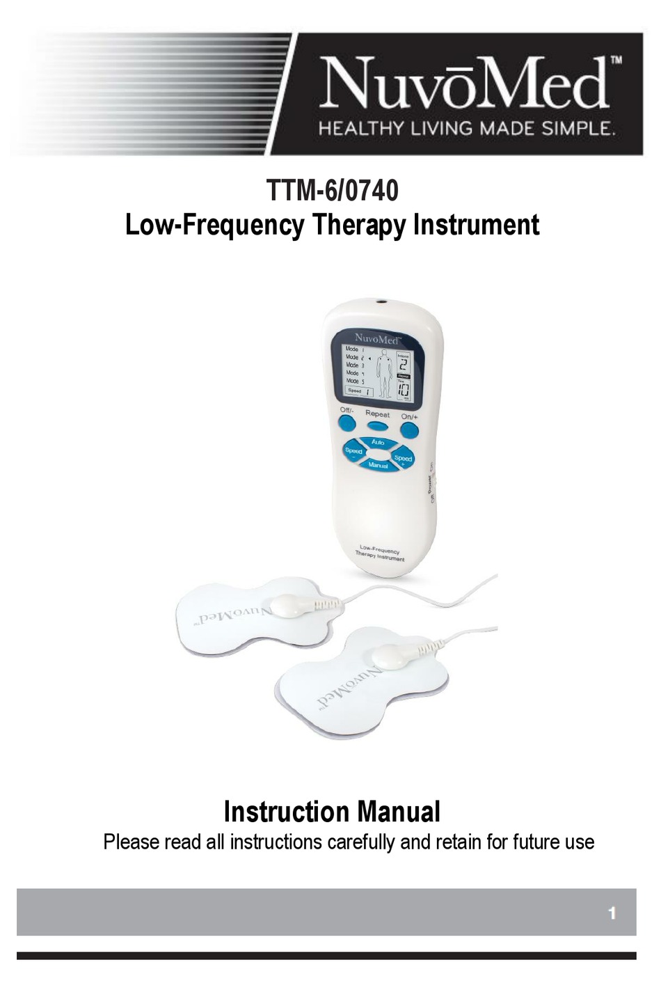 NUVOMED TTM6/0740 INSTRUCTION MANUAL Pdf Download ManualsLib