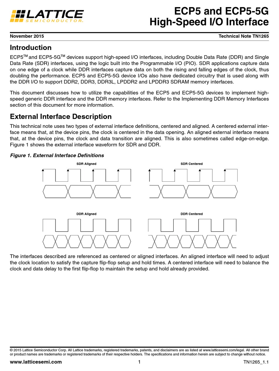 LATTICE SEMICONDUCTOR ECP5 TECHNICAL NOTES Pdf Download ManualsLib