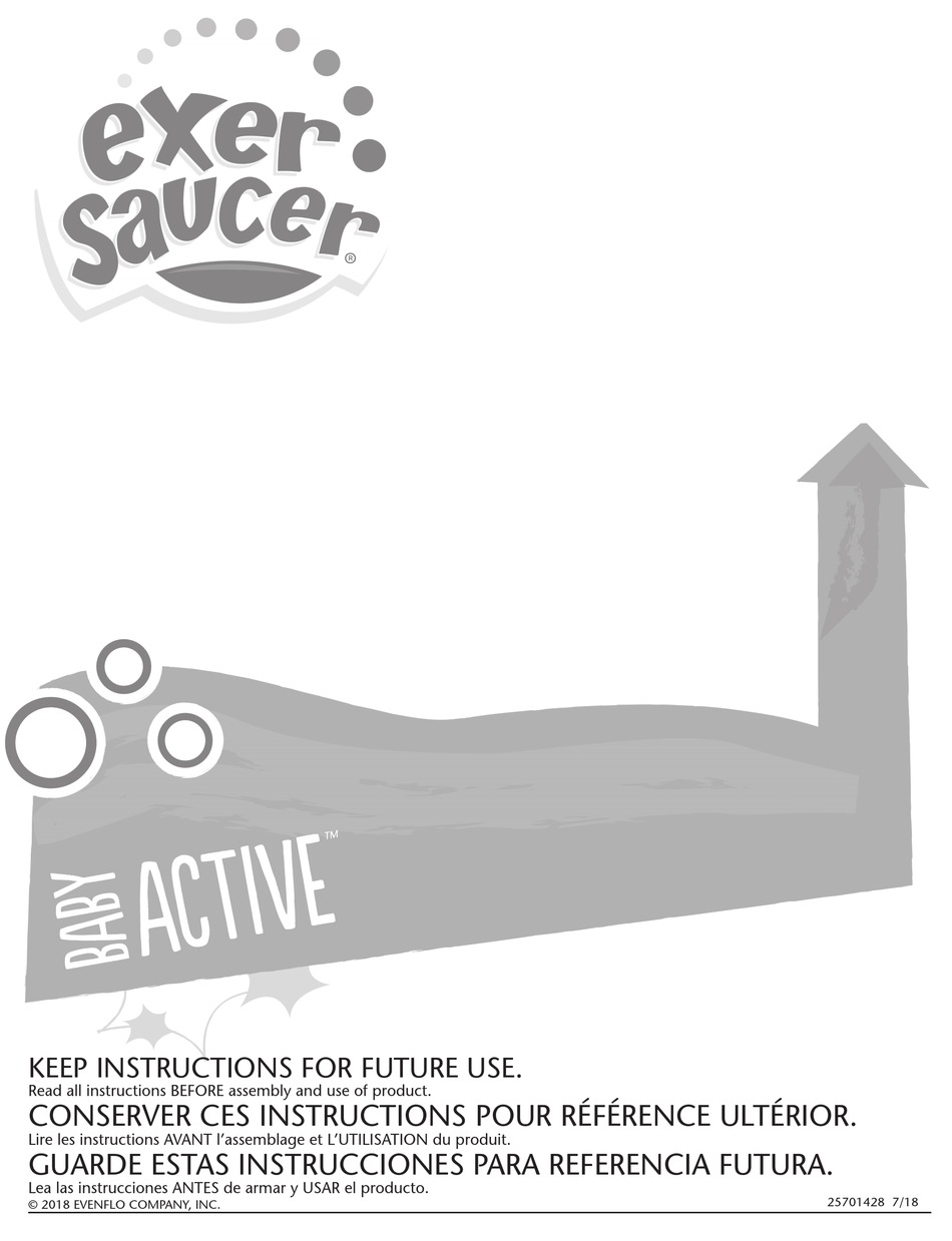 EVENFLO BABY ACTIVE EXERSAUCER INSTRUCTIONS MANUAL Pdf Download ManualsLib