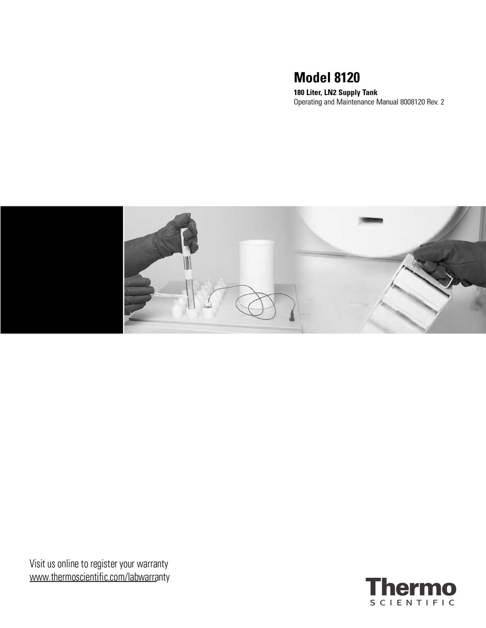 THERMO SCIENTIFIC 8120 OPERATING AND MAINTENANCE MANUAL Pdf Download