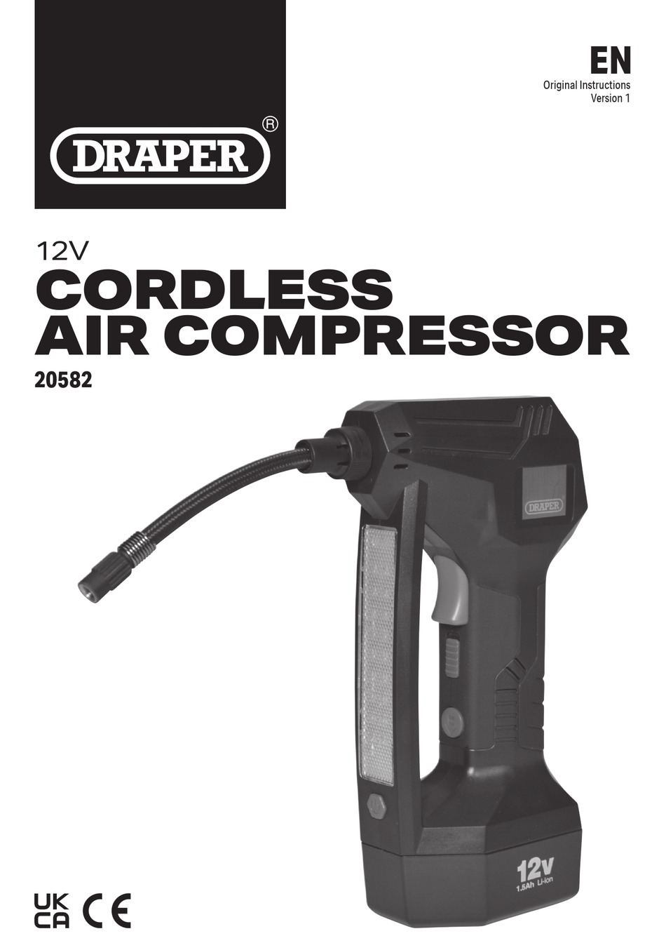 DRAPER 20582 ORIGINAL INSTRUCTIONS MANUAL Pdf Download ManualsLib