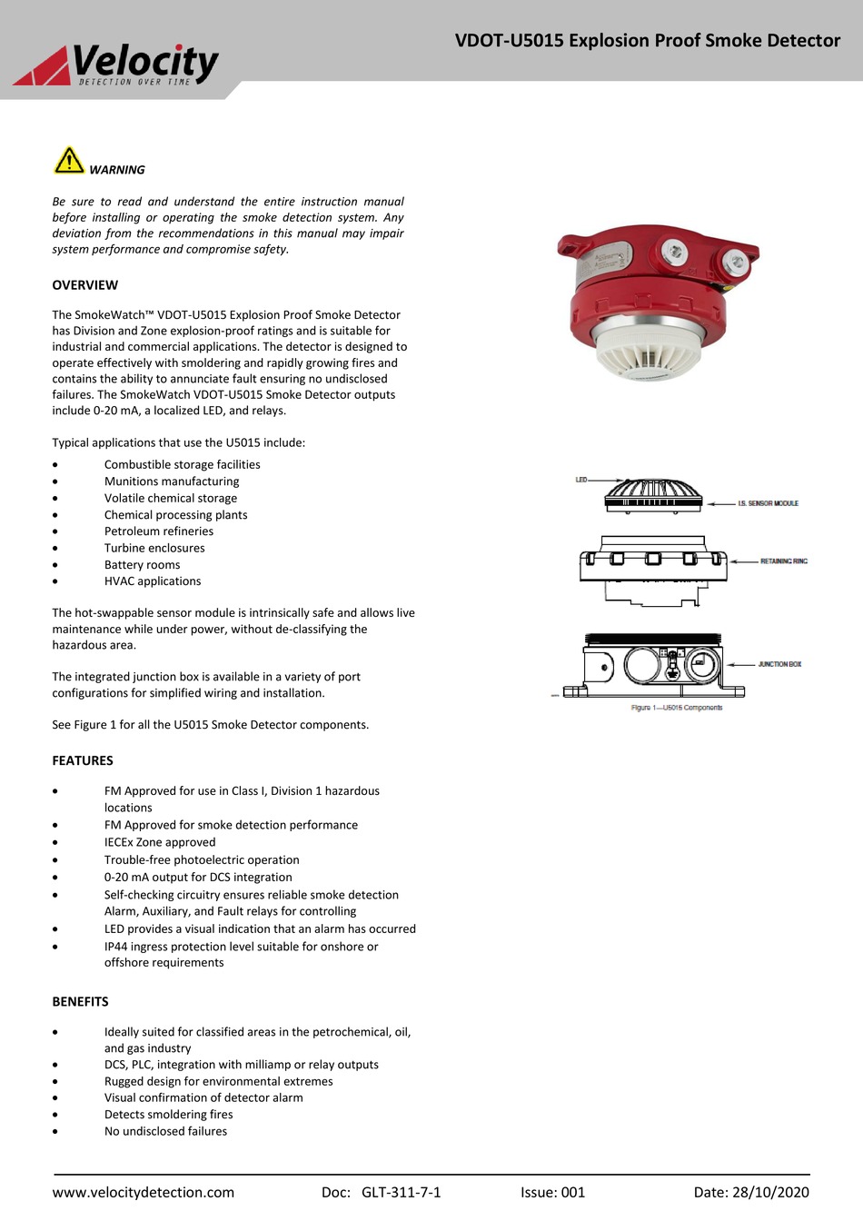 VELOCITY SMOKEWATCH VDOTU5015 MANUAL Pdf Download ManualsLib