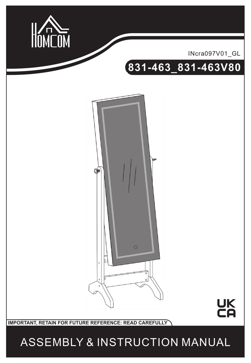 831463 ASSEMBLY & INSTRUCTION MANUAL Pdf Download ManualsLib