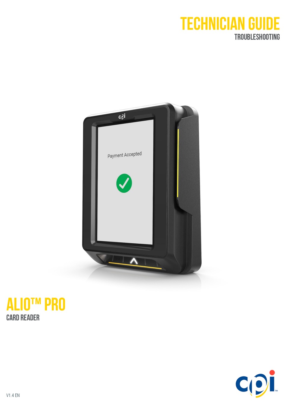 CPI ALIO PRO TECHNICIAN MANUAL Pdf Download | ManualsLib