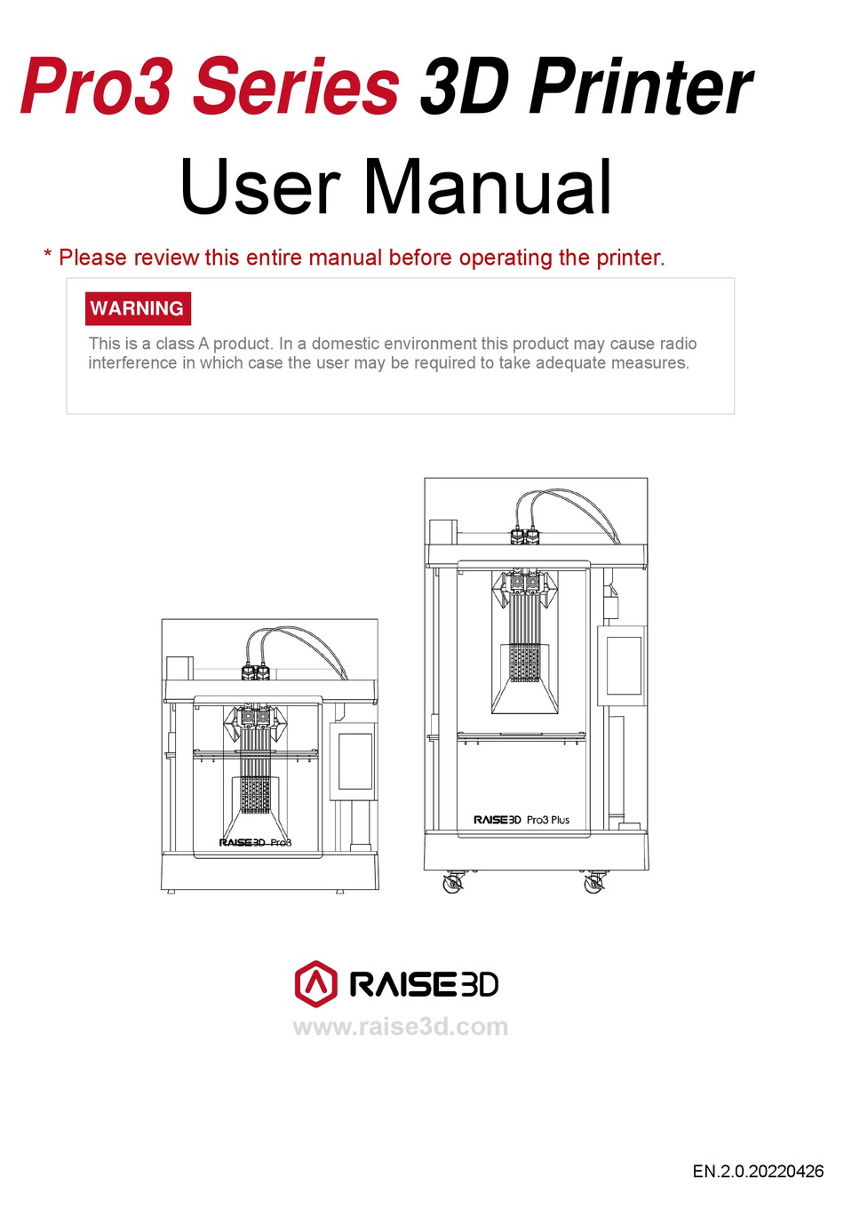 raise3d-pro3-series-user-manual-pdf-download-manualslib