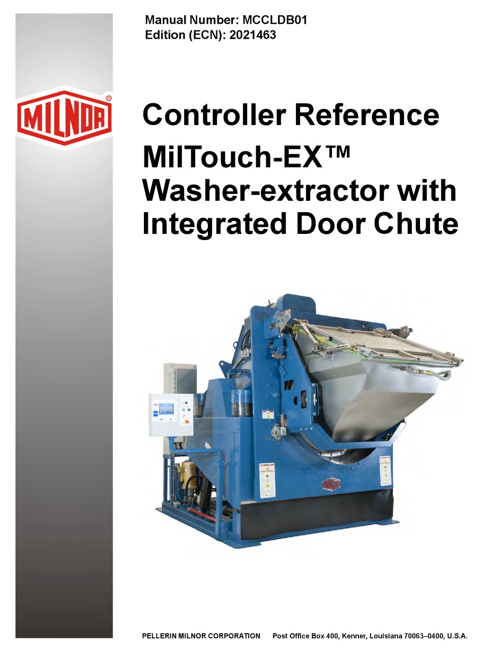 MILNOR MILTOUCH MANUAL Pdf Download ManualsLib