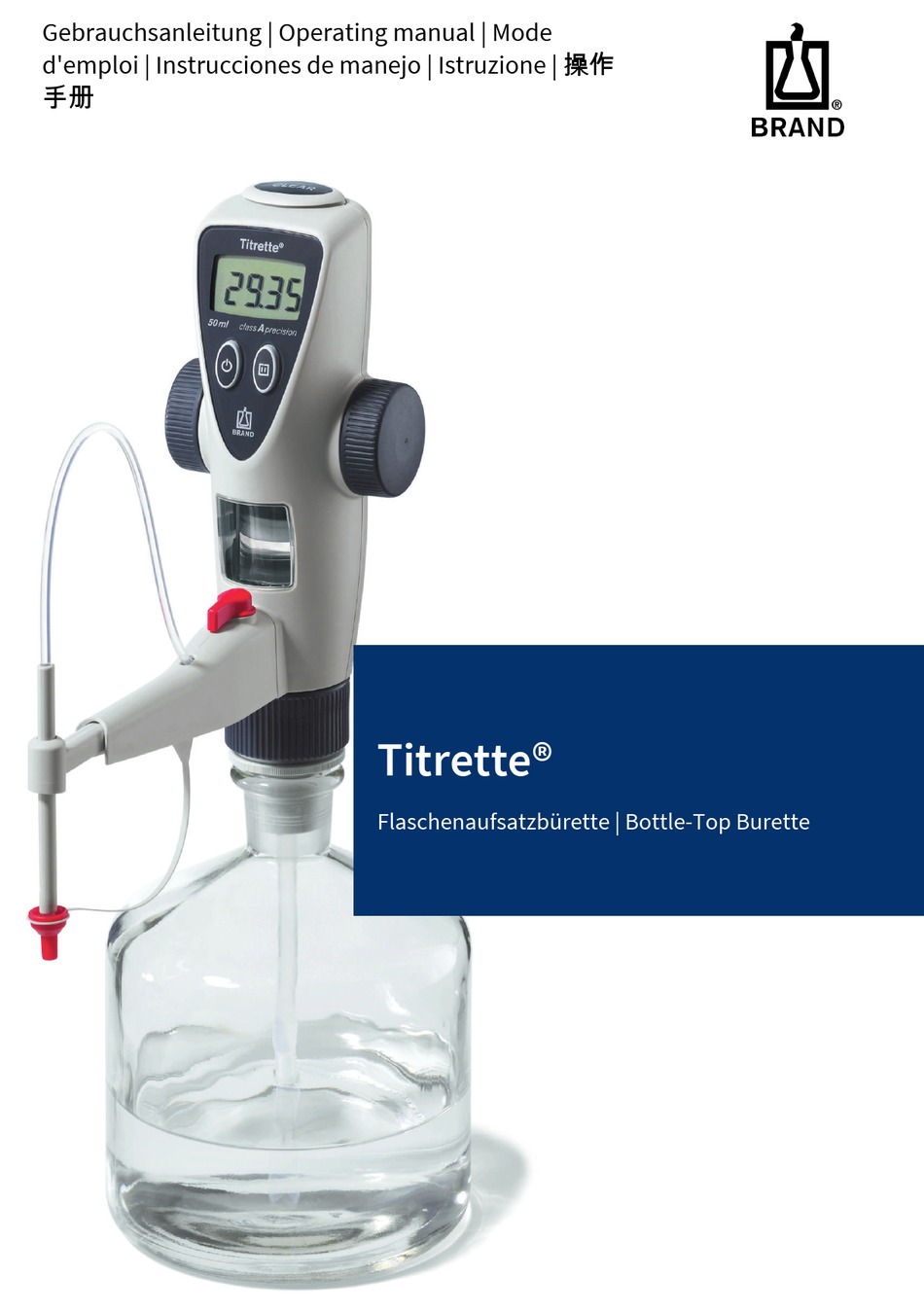 BRAND TITRETTE 4760141 OPERATING MANUAL Pdf Download ManualsLib