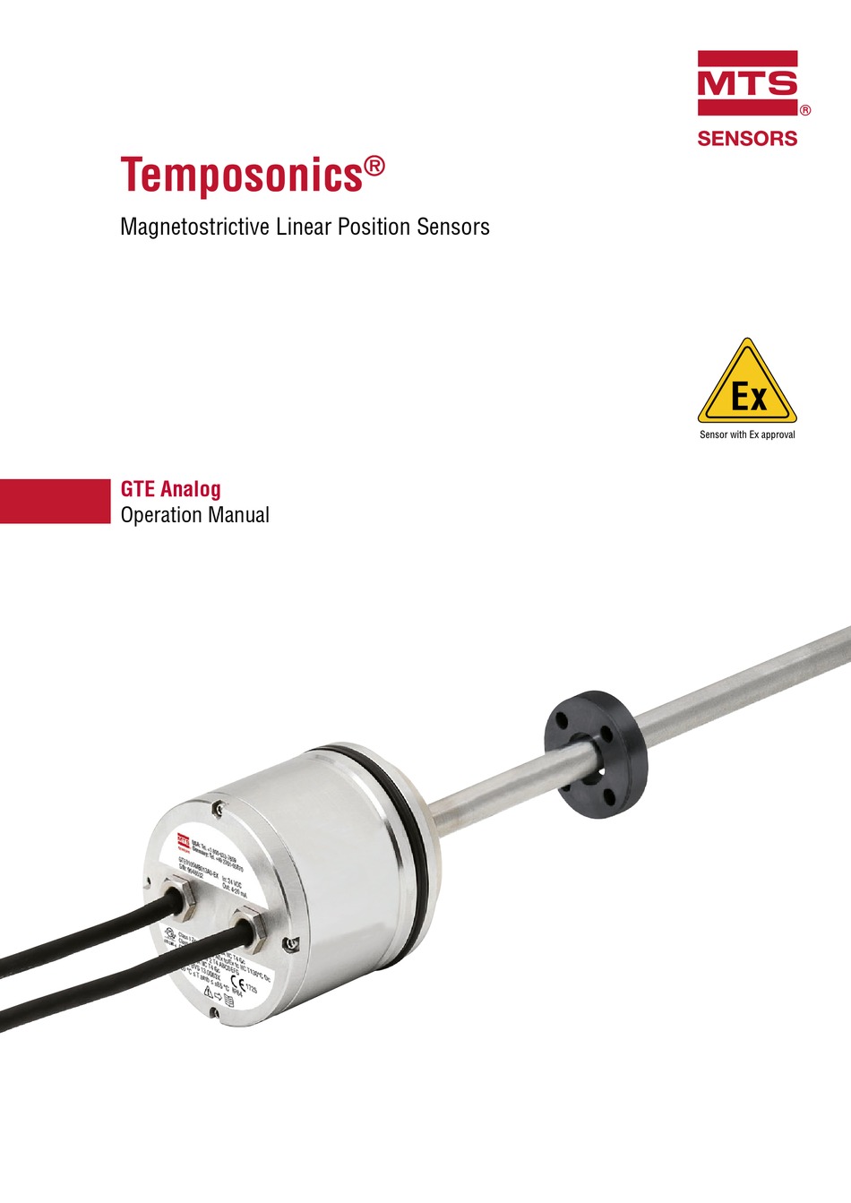 MTS SENSORS TEMPOSONICS G SERIES OPERATION MANUAL Pdf Download ManualsLib