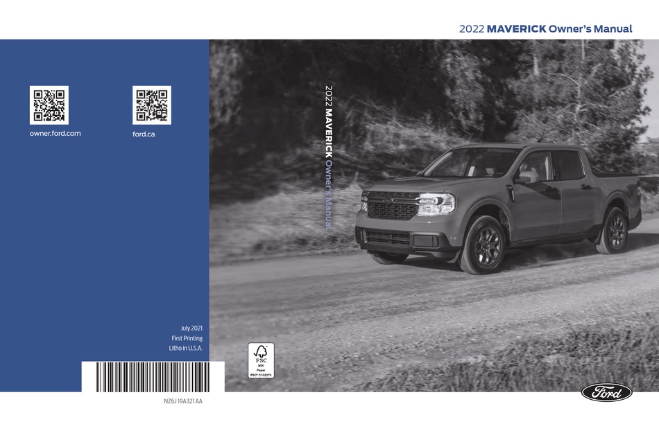 FORD MAVERICK 2022 OWNER