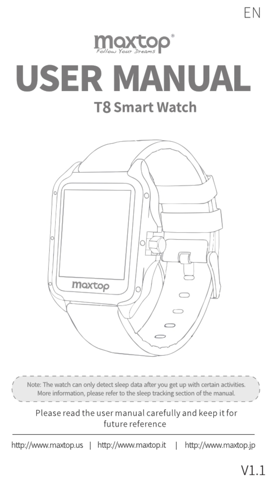 T8 smart watch manual hot sale