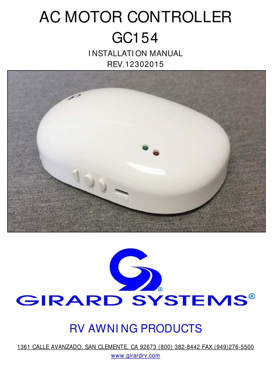 GIRARD SYSTEMS GC154 INSTRUCTION MANUAL Pdf Download ManualsLib