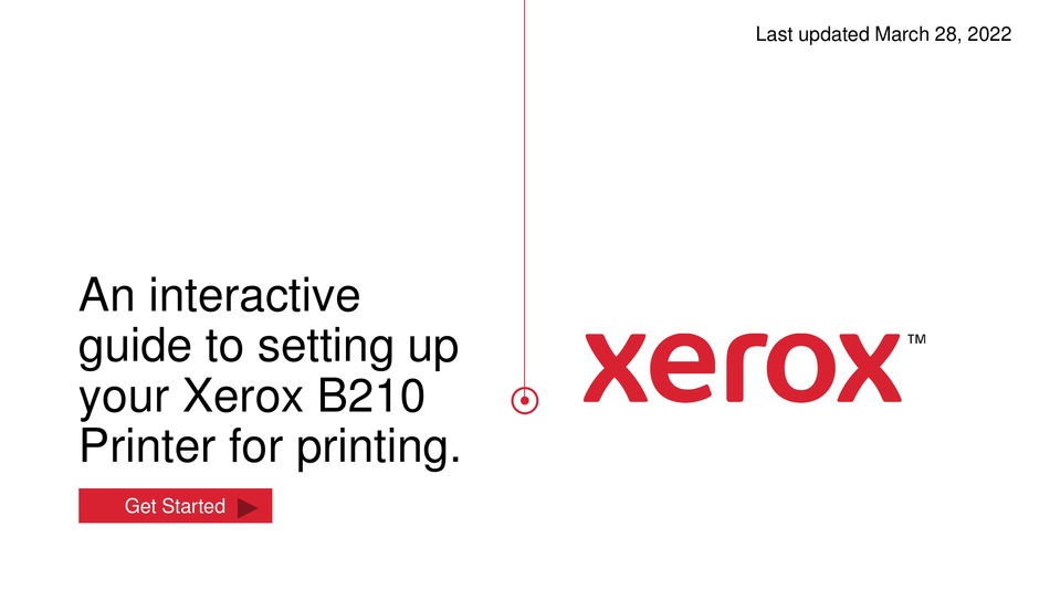 XEROX B210 MANUAL Pdf Download | ManualsLib