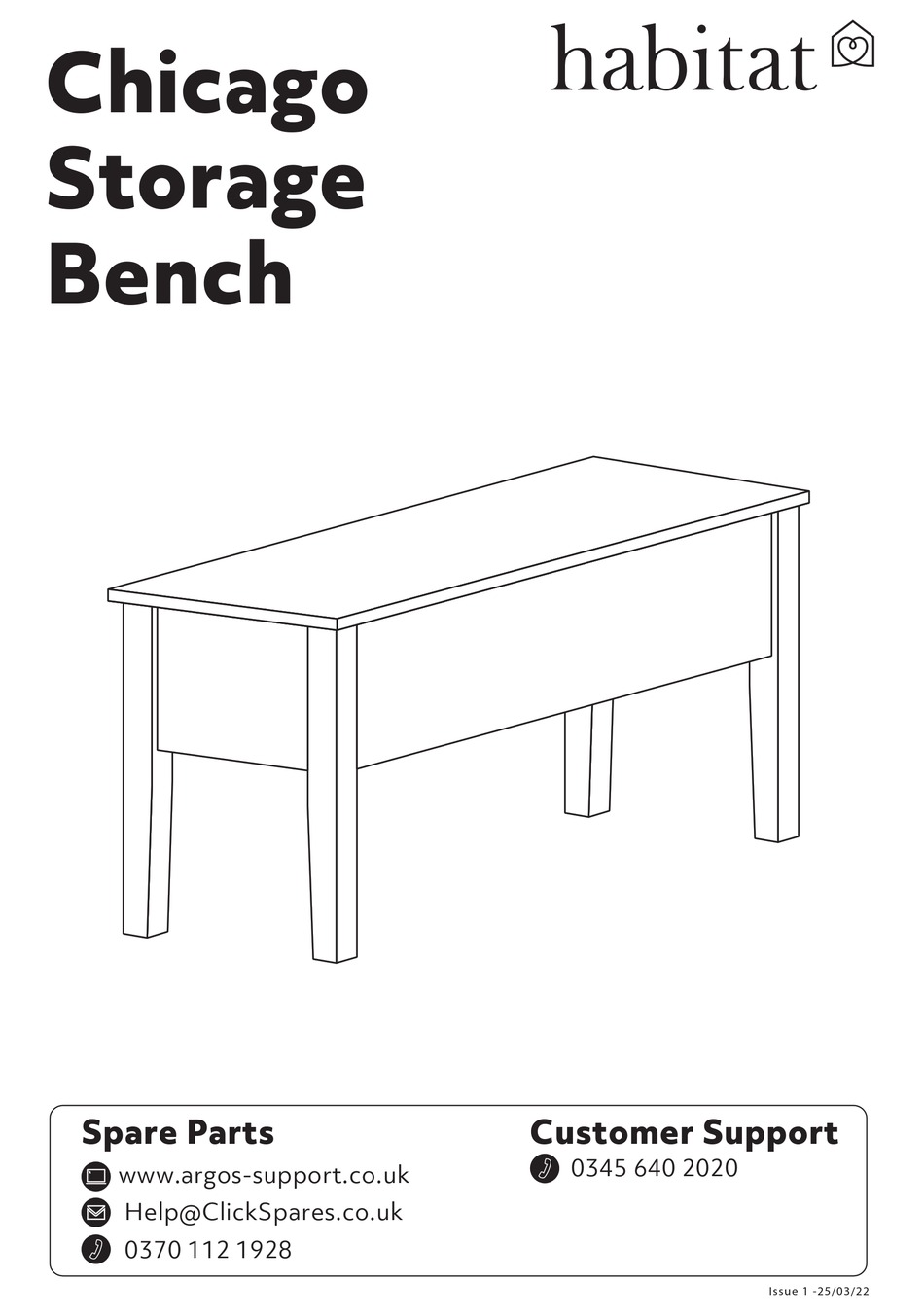 HABITAT CHICAGO 6826697 MANUAL Pdf Download ManualsLib