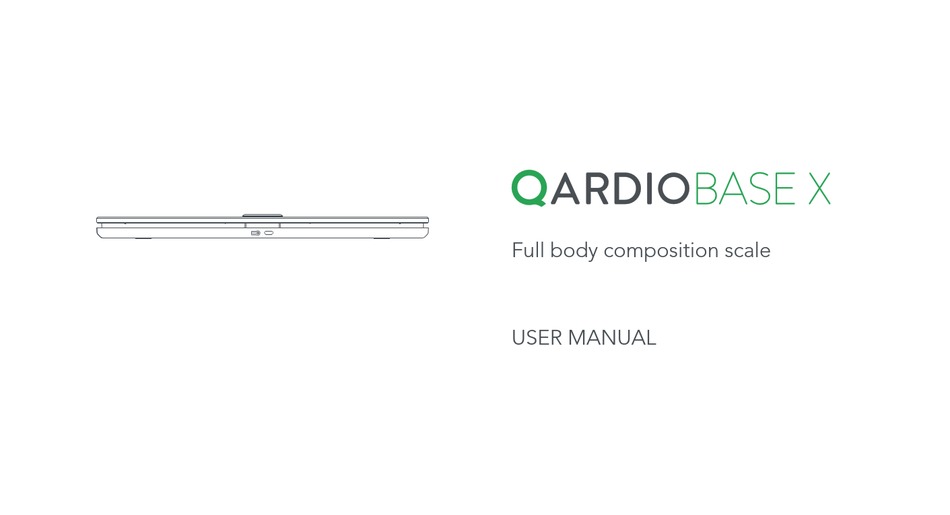 QARDIO QARDIOBASE X USER MANUAL Pdf Download ManualsLib