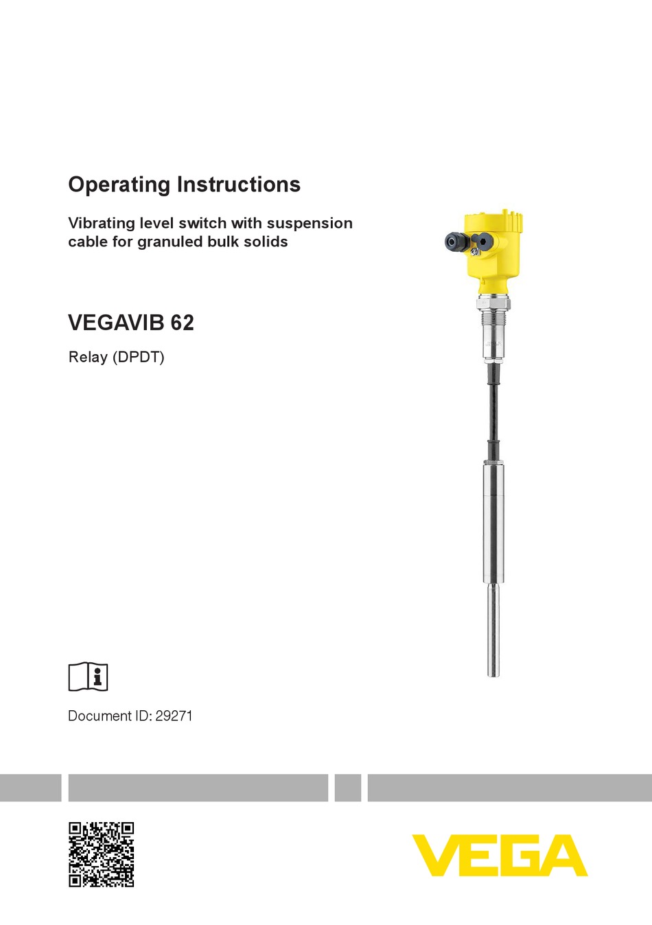 VEGA VEGAVIB 62 OPERATING INSTRUCTIONS MANUAL Pdf Download ManualsLib