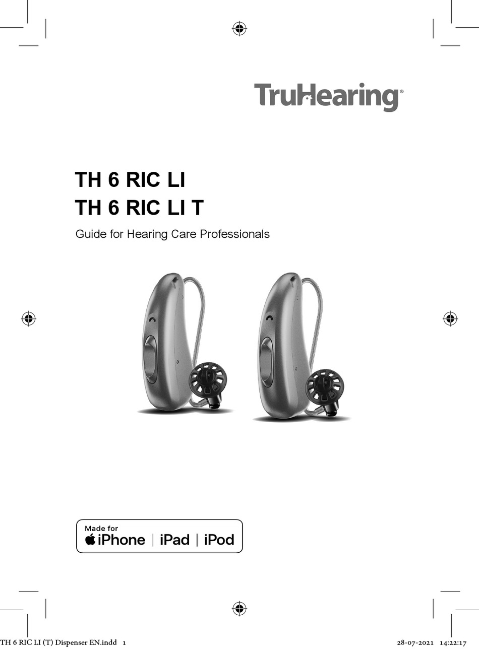 Truhearing 6 Li-ion Premium Ric Manual