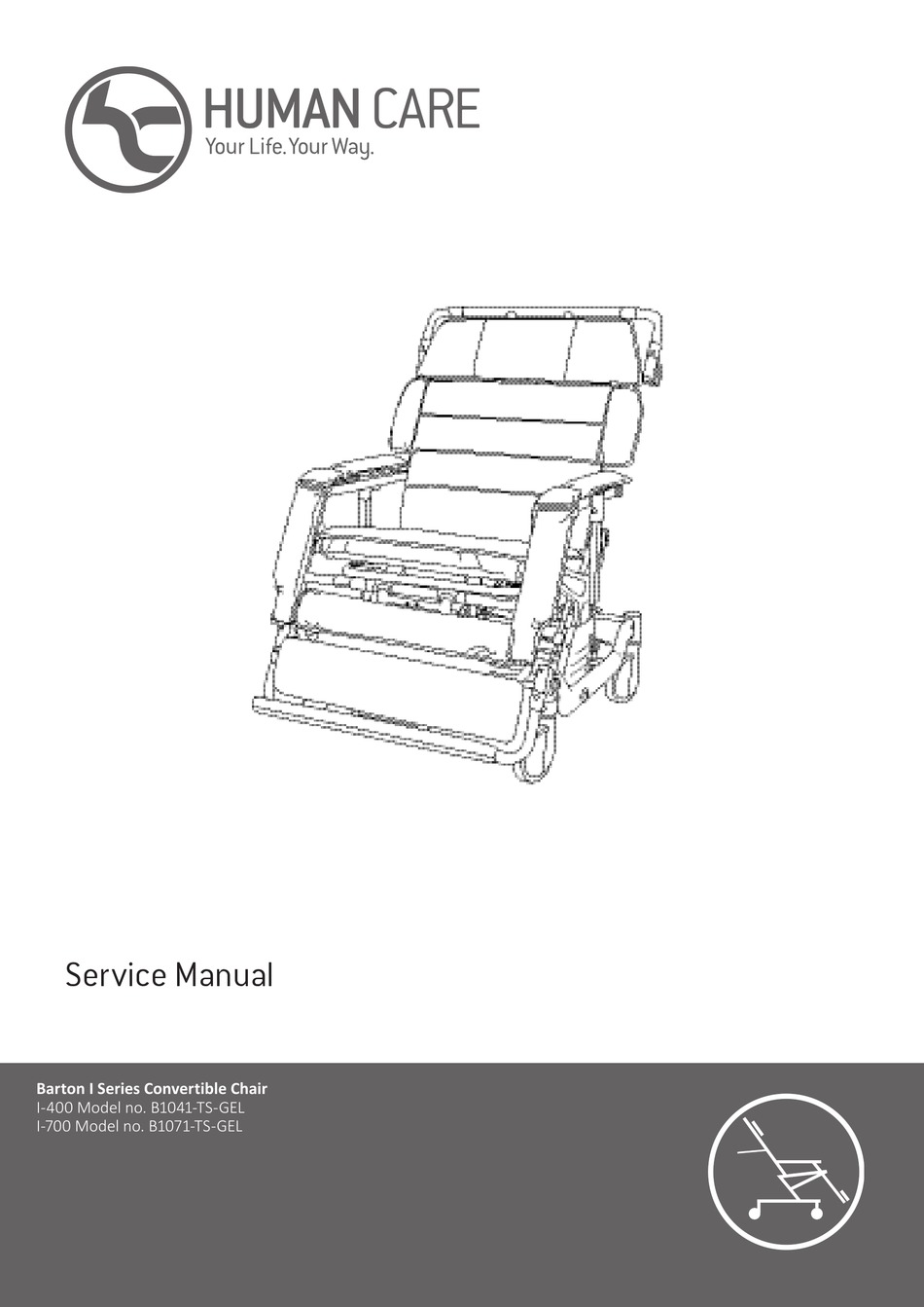 HUMAN CARE BARTON I SERIES SERVICE MANUAL Pdf Download | ManualsLib