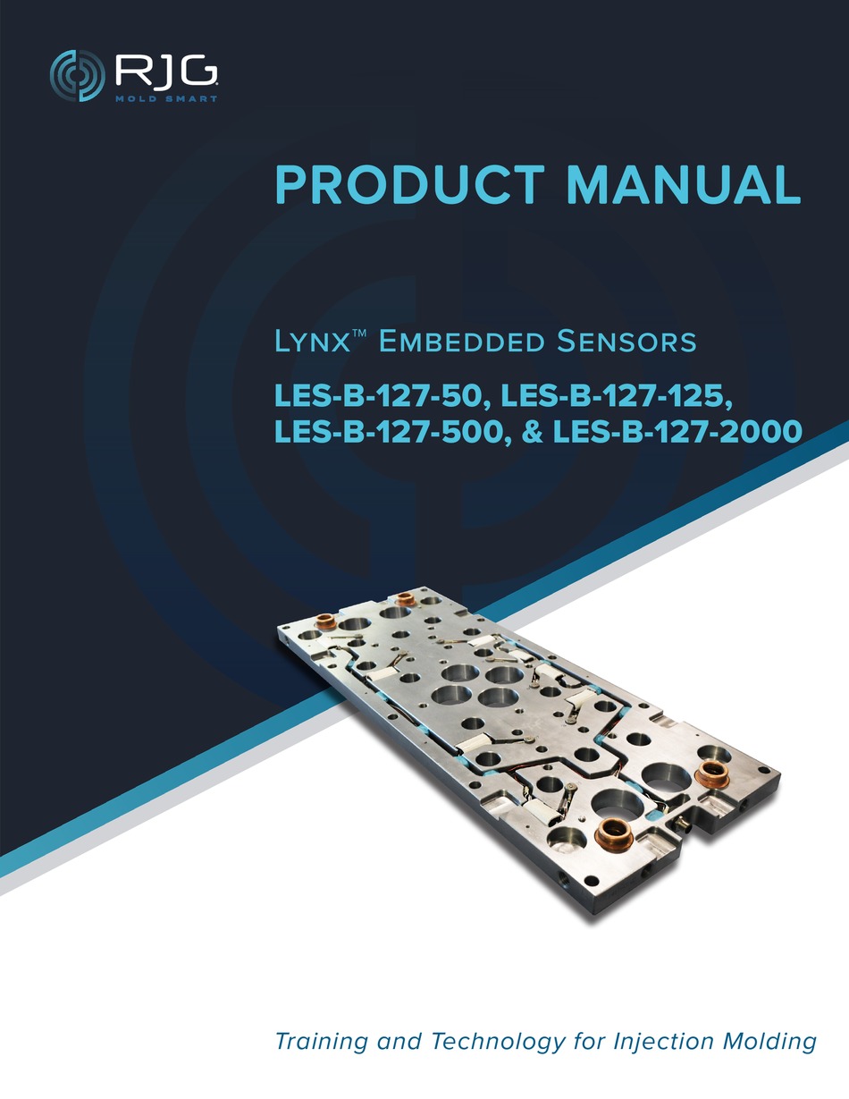 RJG LYNX LES-B-127-50 PRODUCT MANUAL Pdf Download | ManualsLib