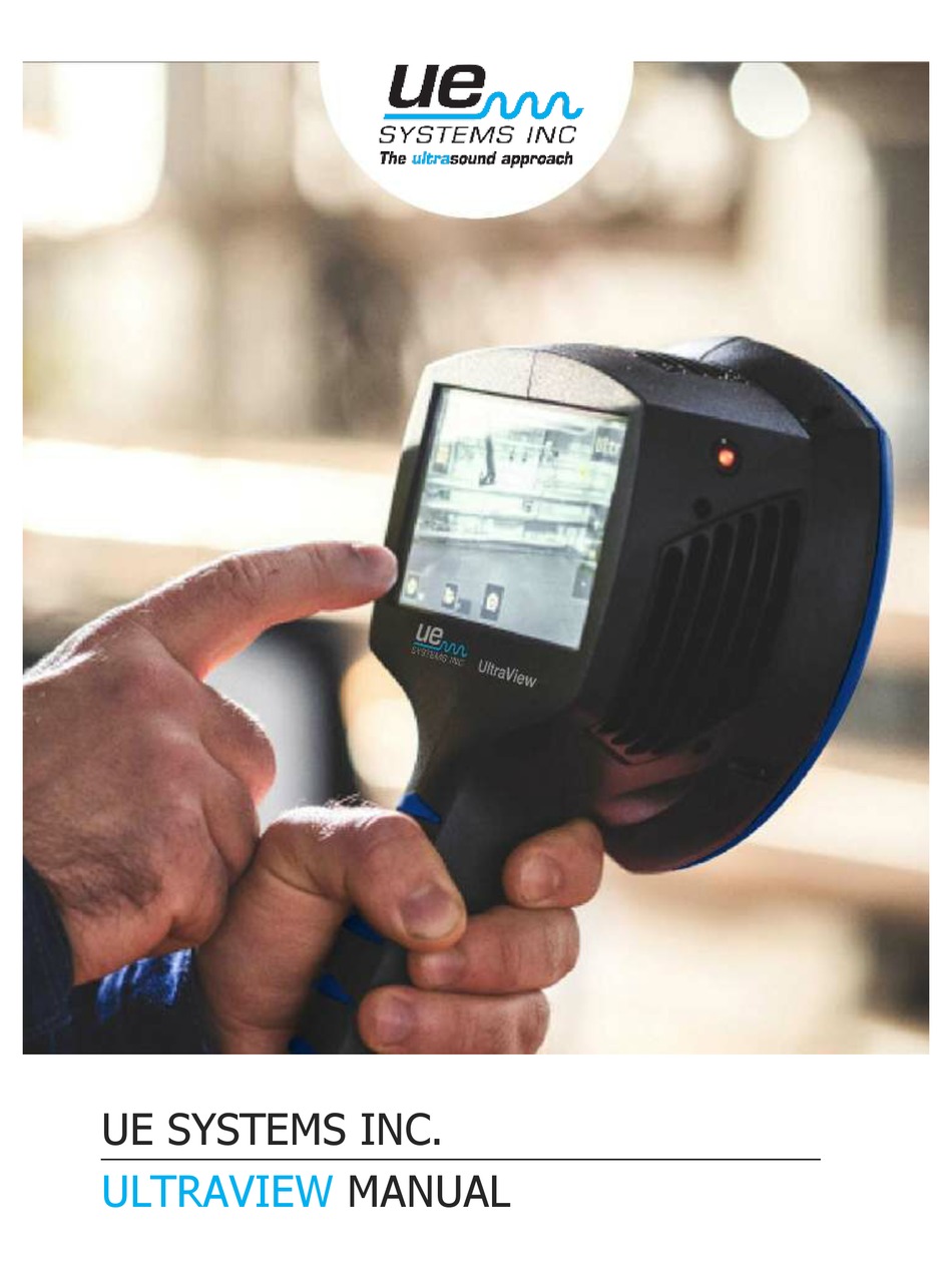 UE SYSTEMS ULTRAVIEW MANUAL Pdf Download ManualsLib