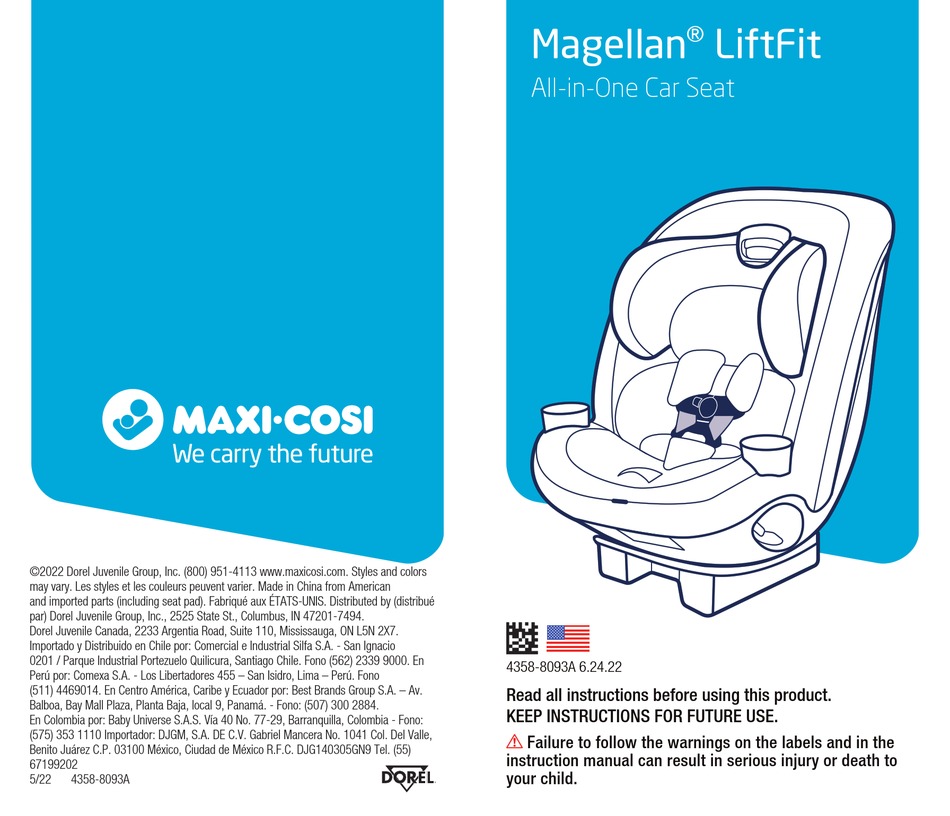 MAXICOSI MAGELLAN LIFTFIT MANUAL Pdf Download ManualsLib