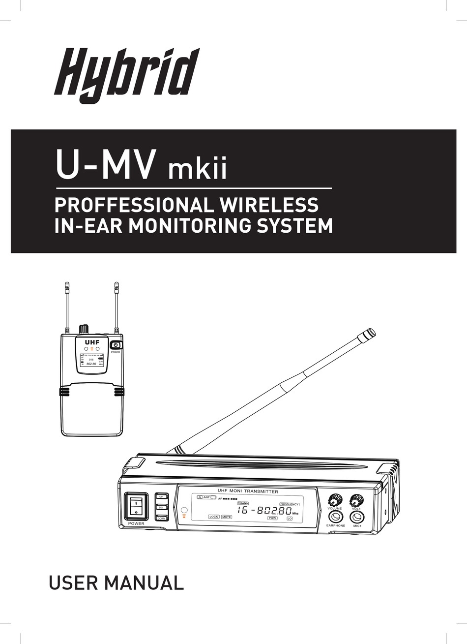 HYBRID UMV MKII USER MANUAL Pdf Download ManualsLib