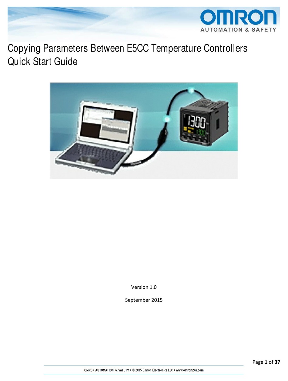 OMRON E5CC QUICK START MANUAL Pdf Download ManualsLib