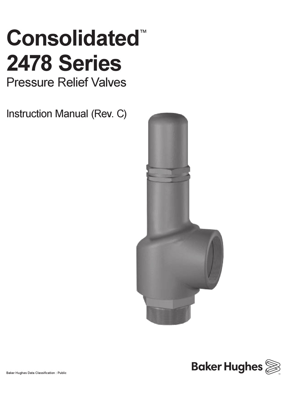 BAKER HUGHES CONSOLIDATED 2478 SERIES INSTRUCTION MANUAL Pdf Download