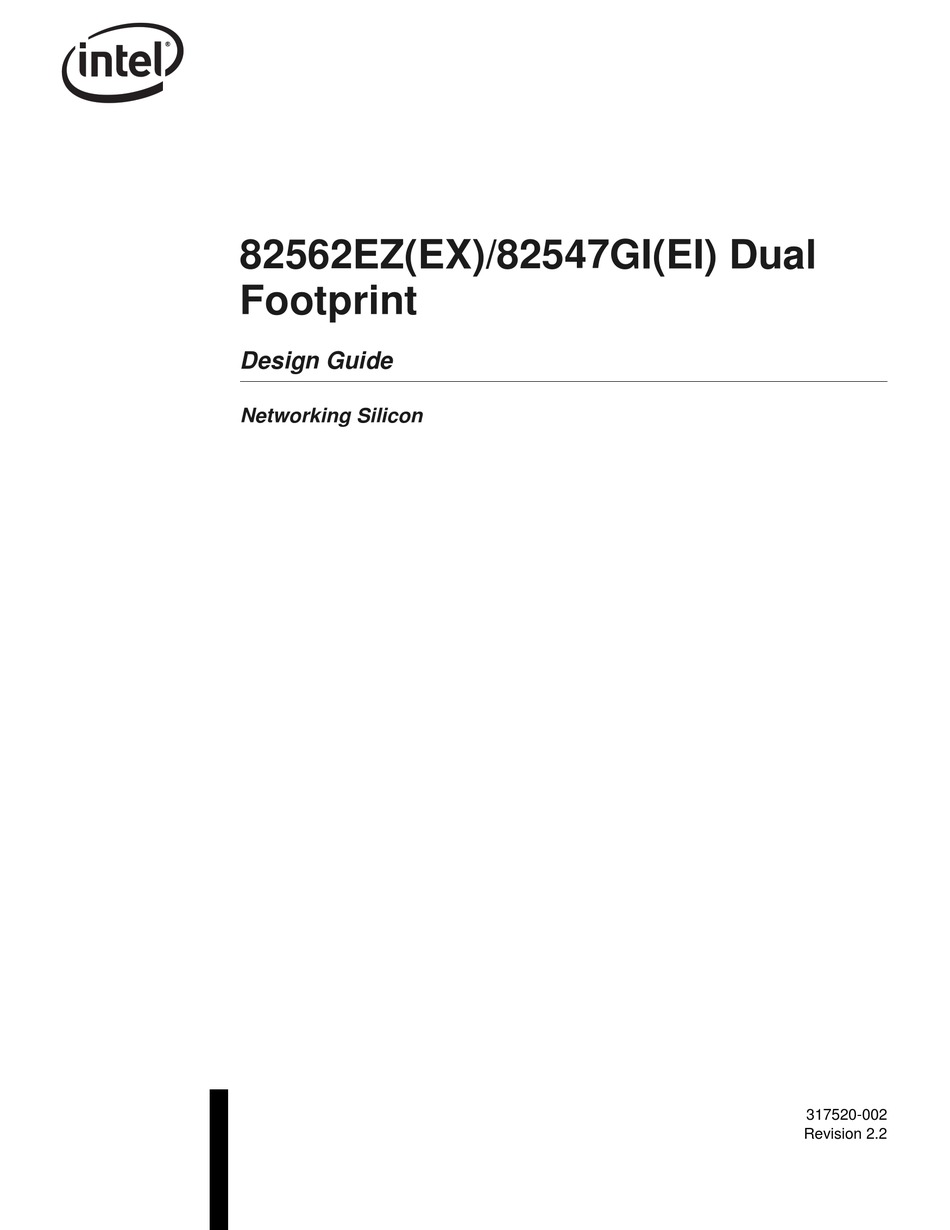 INTEL 82562EZ DESIGN MANUAL Pdf Download ManualsLib