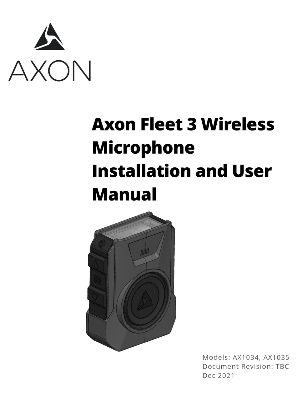 AXON AX1034 INSTALLATION AND USER MANUAL Pdf Download ManualsLib