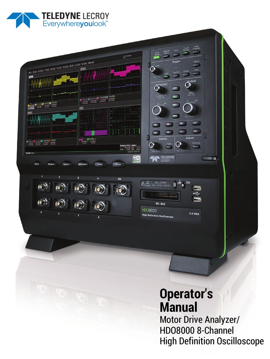 Teledyne Lecroy Hdo Operator S Manual Pdf Download Manualslib