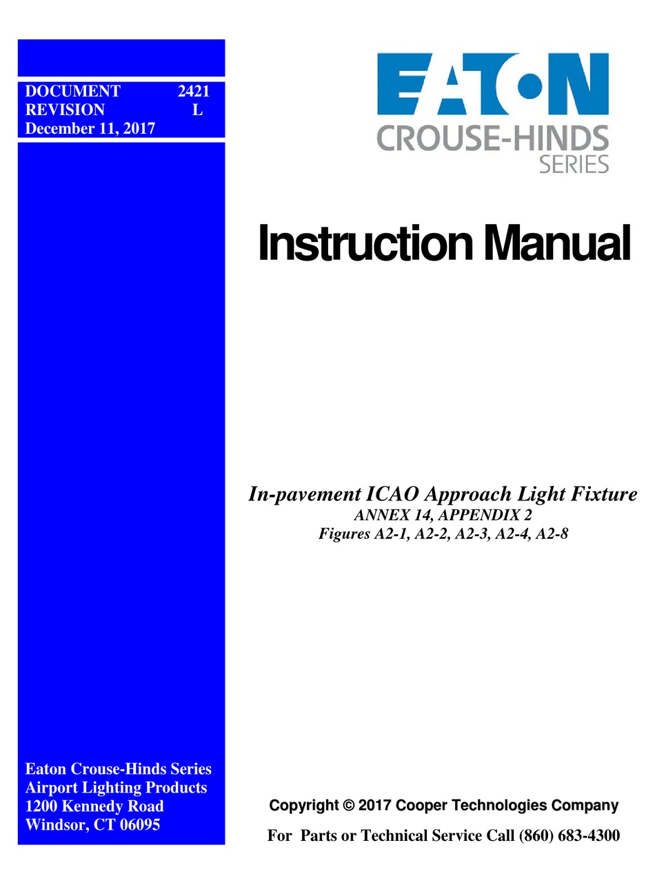 EATON CROUSEHINDS 8506ACSP1 INSTRUCTION MANUAL Pdf Download ManualsLib
