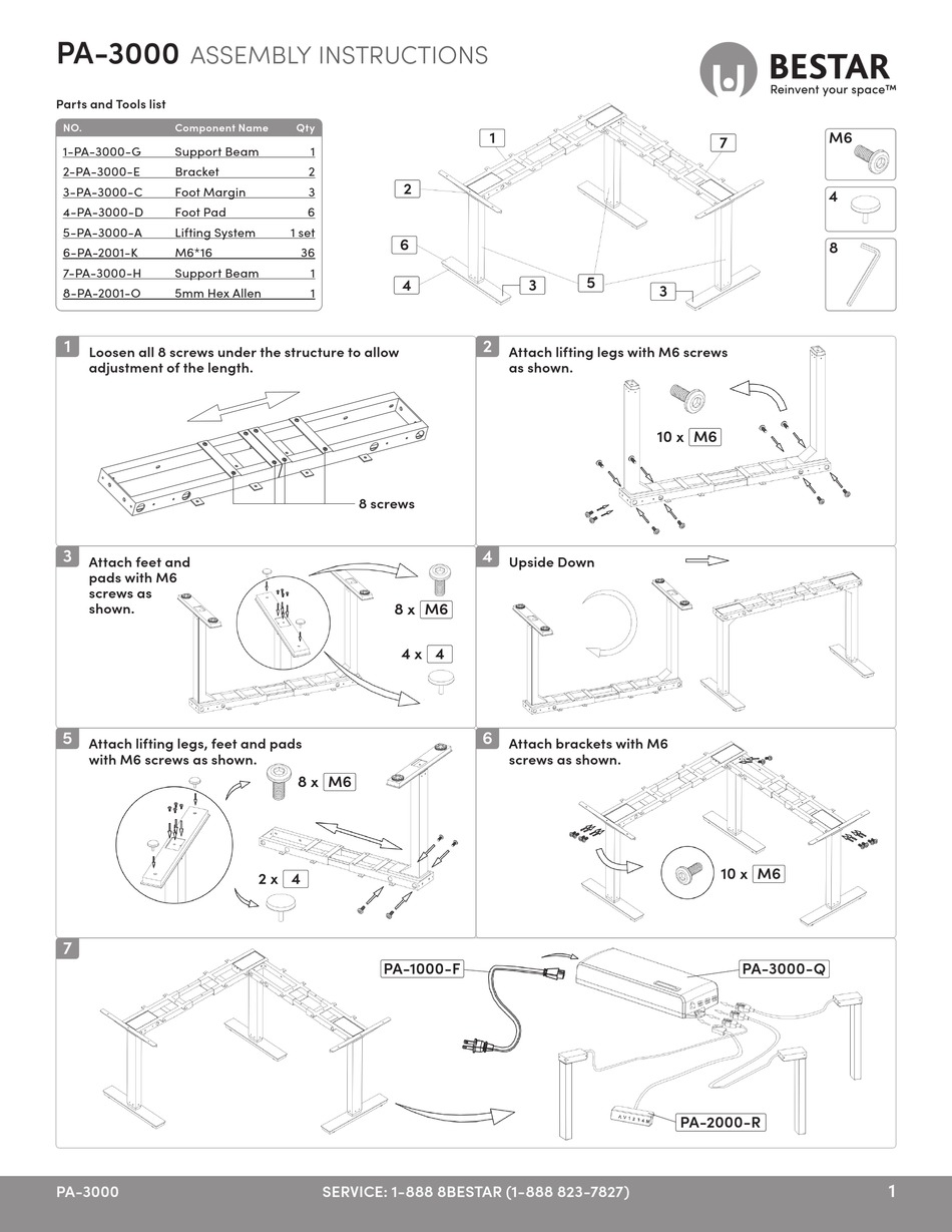 BESTAR PA3000 ASSEMBLY INSTRUCTIONS Pdf Download ManualsLib