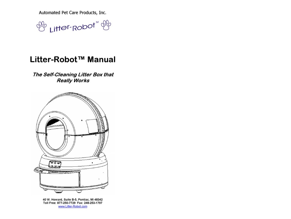 WHISKER LITTERROBOT MANUAL Pdf Download ManualsLib
