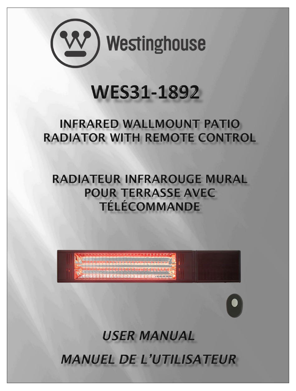 WESTINGHOUSE WES311892 USER MANUAL Pdf Download ManualsLib