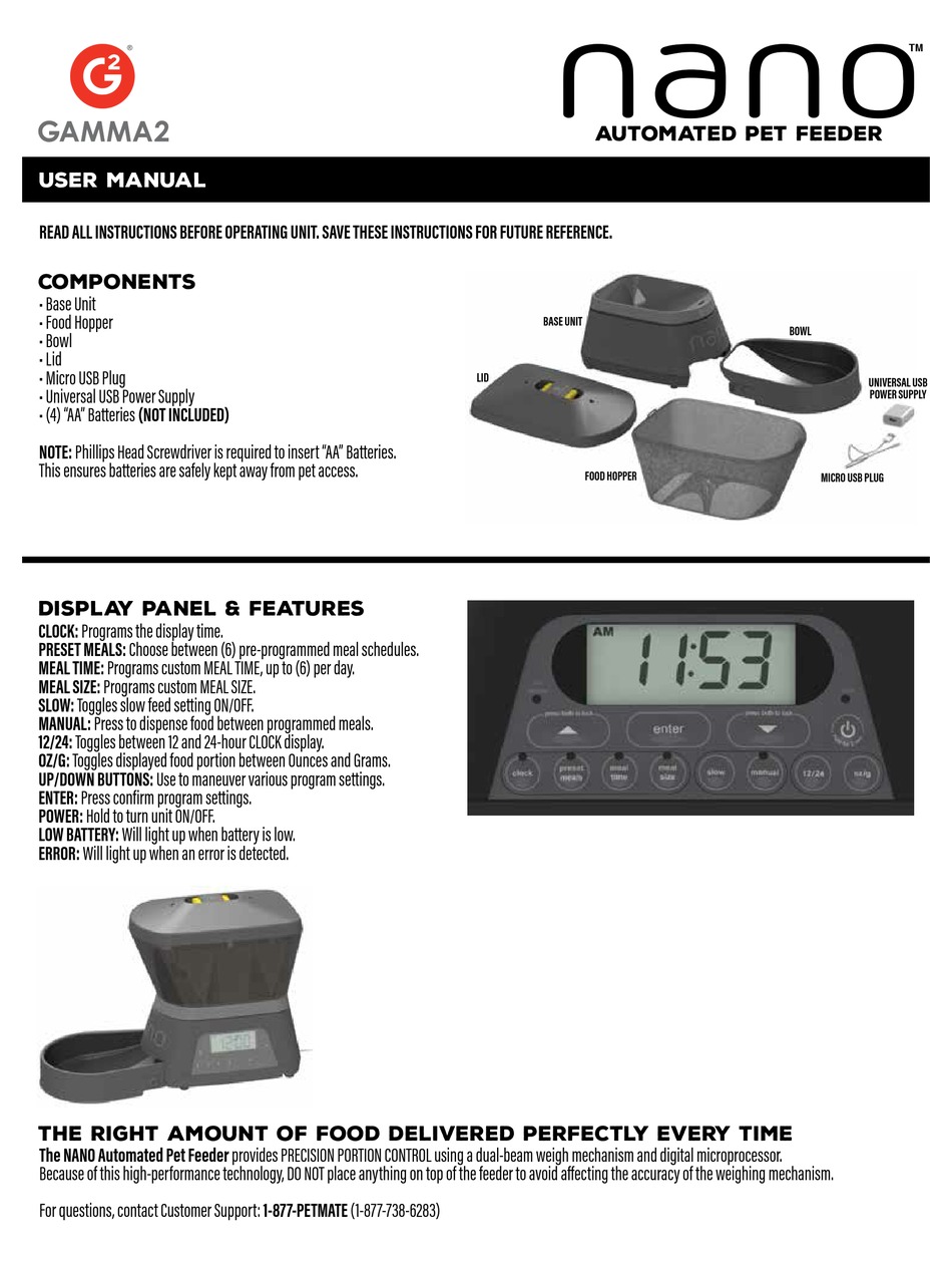 GAMMA2 NANO USER MANUAL Pdf Download ManualsLib