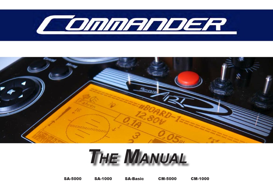 COMMANDER SA-5000 MANUAL Pdf Download | ManualsLib
