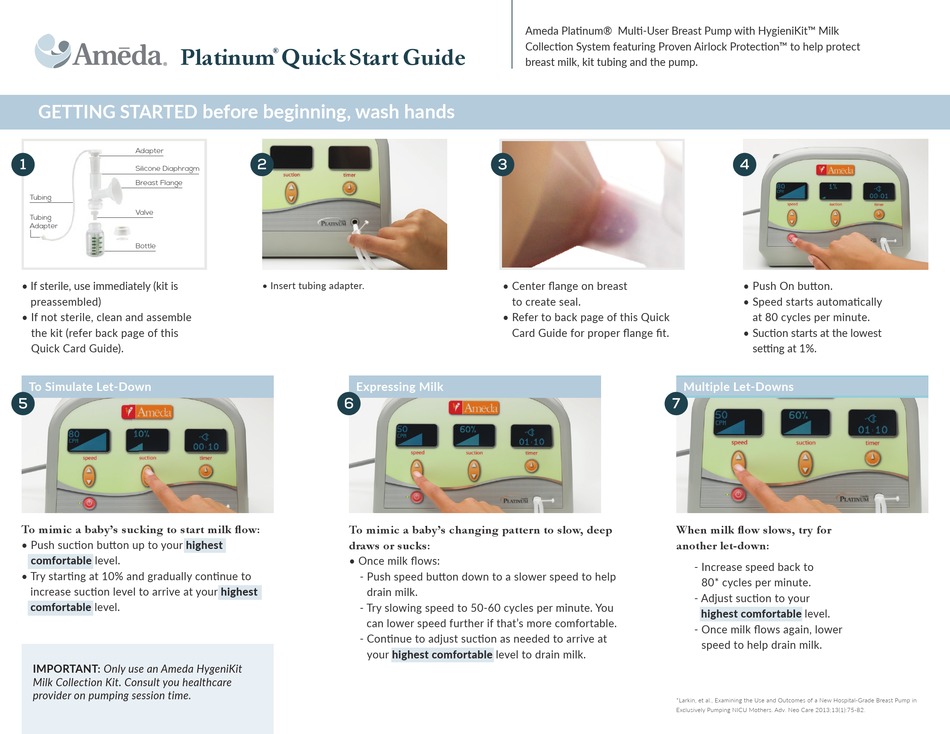 AMEDA PLATINUM QUICK START MANUAL Pdf Download ManualsLib