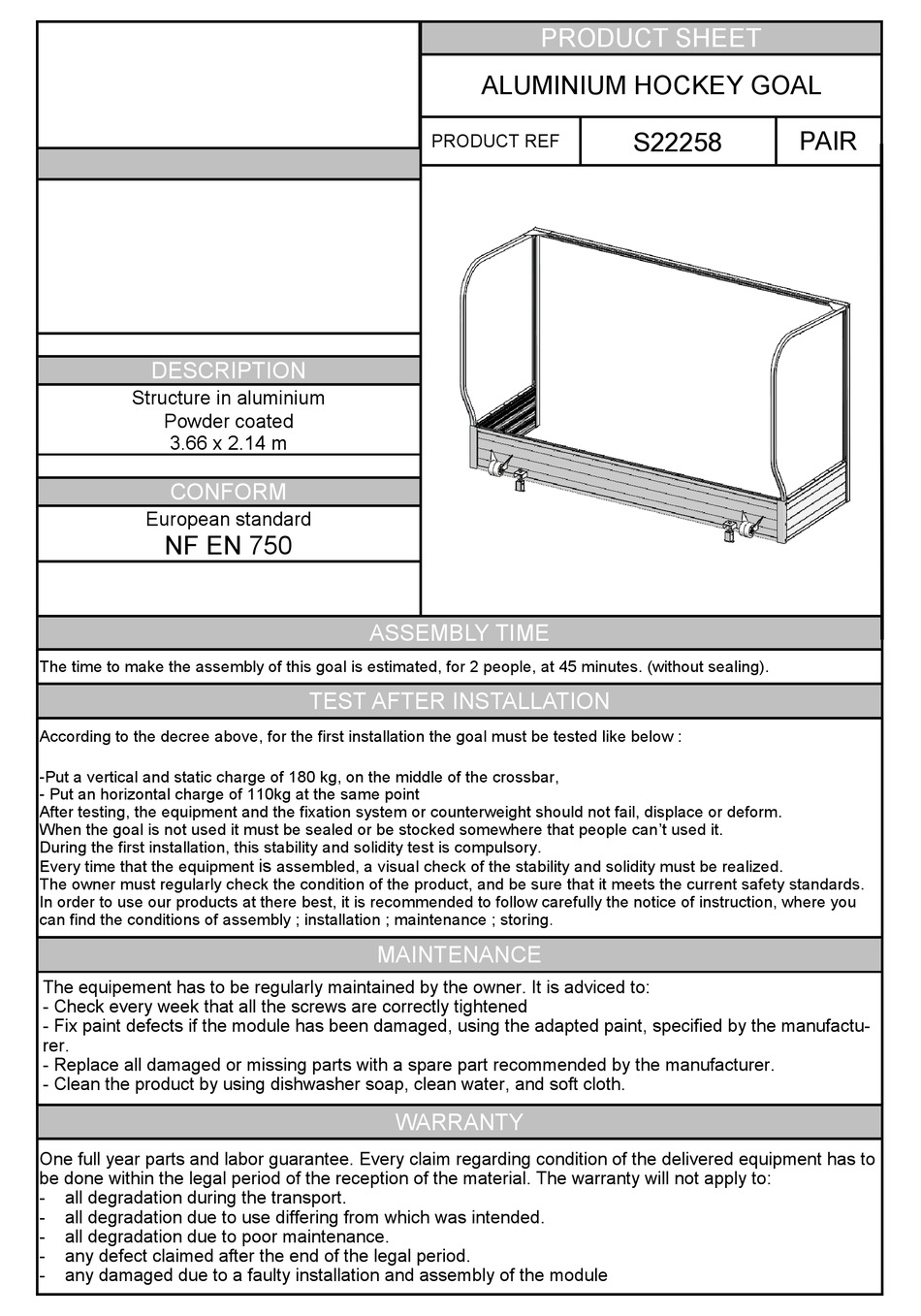 HOTSHOT S22258 PRODUCT SHEET Pdf Download ManualsLib