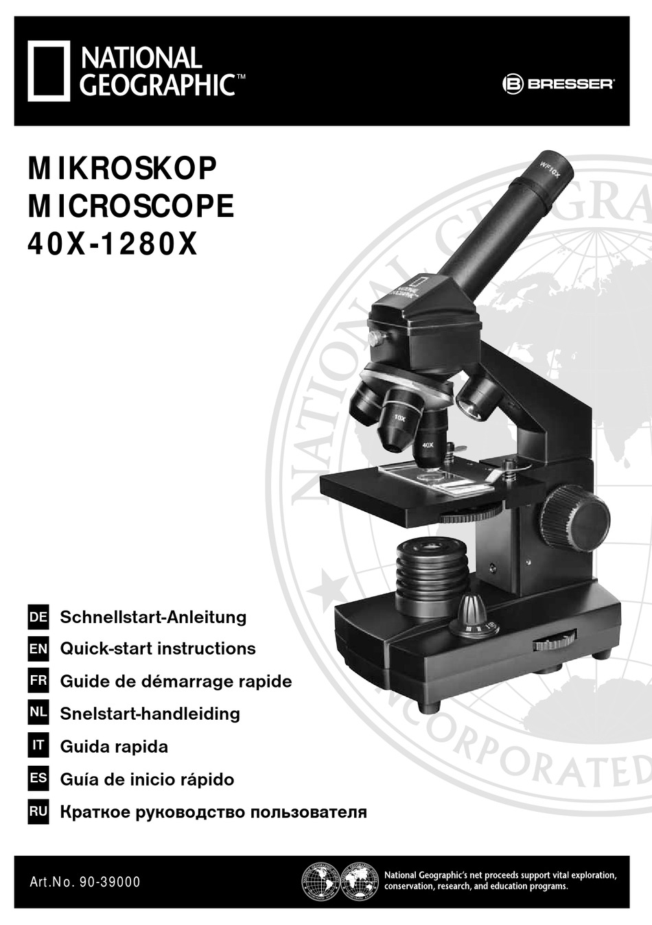 NATIONAL GEOGRAPHIC BRESSER 9039000 QUICK START INSTRUCTIONS Pdf