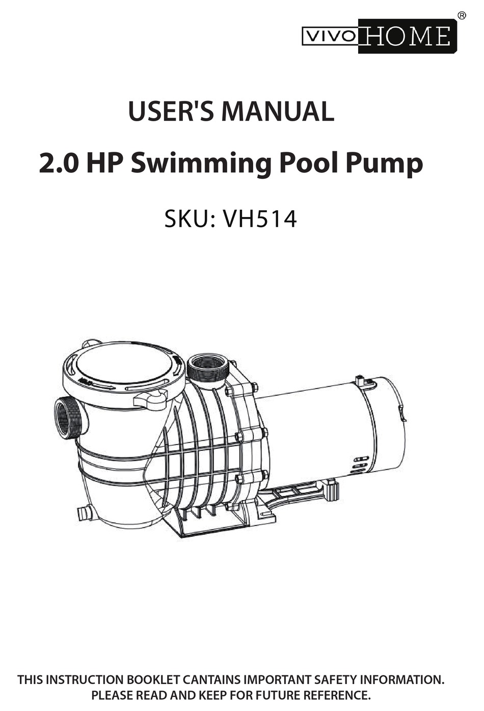 VIVOHOME VH514 USER MANUAL Pdf Download ManualsLib