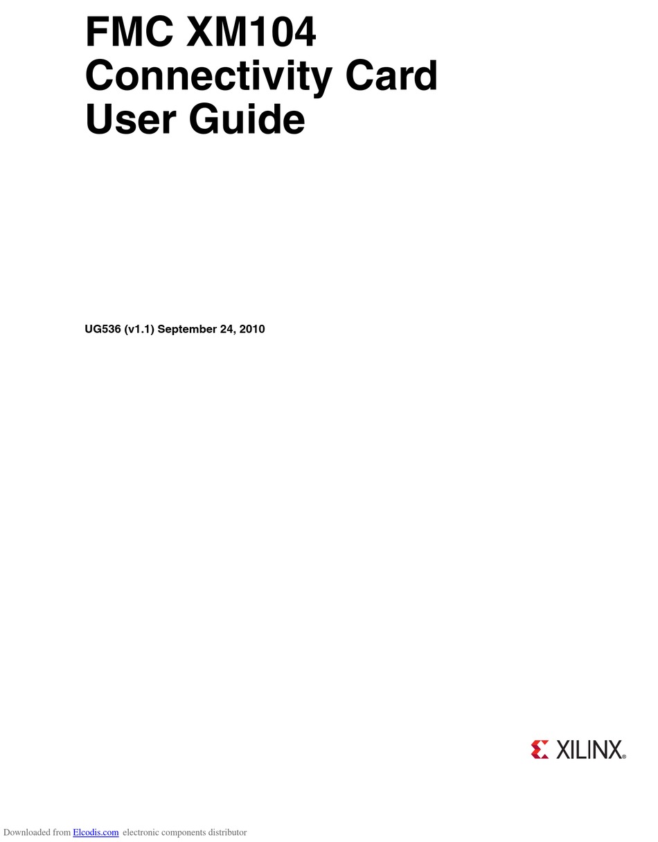 XILINX XM104 USER MANUAL Pdf Download ManualsLib