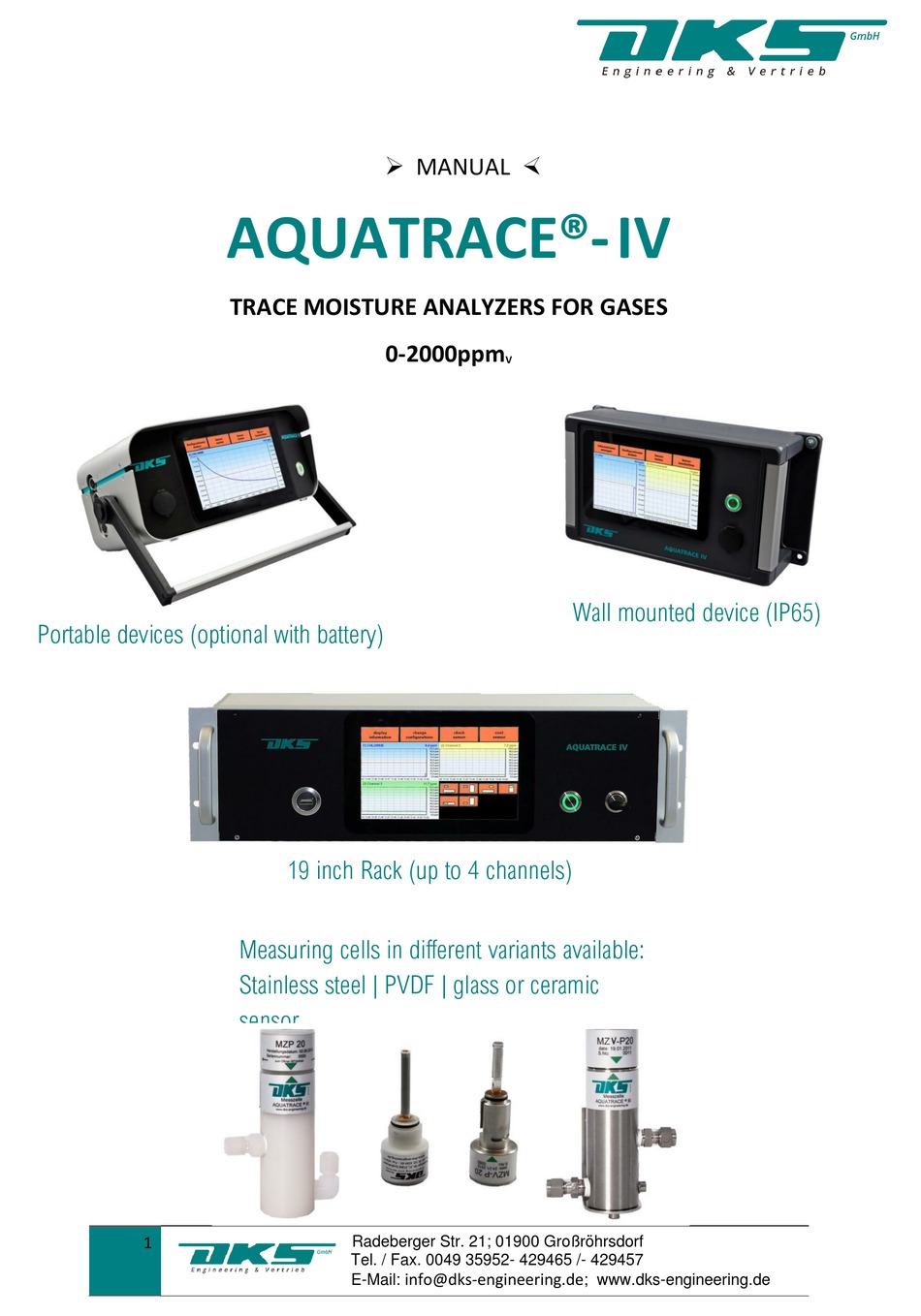 Dks Aquatrace Iv Manual Pdf Download Manualslib