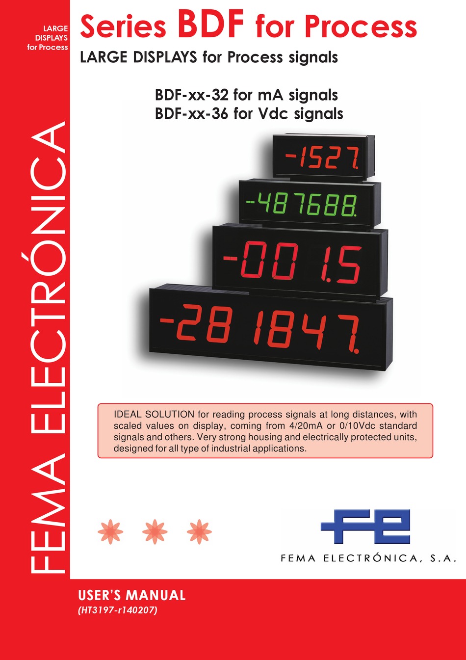 FEMA ELECTRONICA BDF SERIES USER MANUAL Pdf Download | ManualsLib