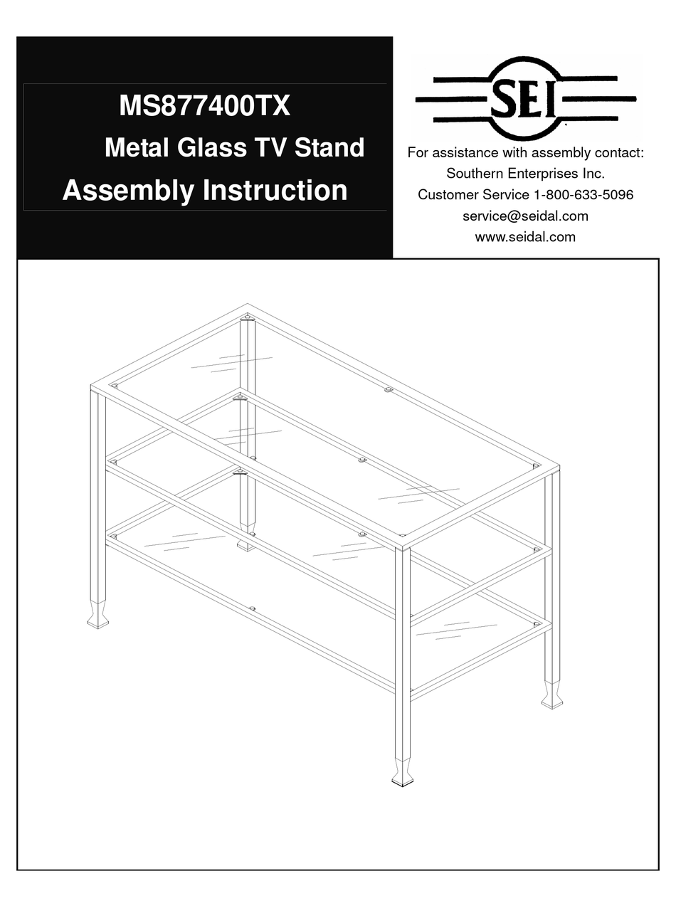 SEI MS877400TX ASSEMBLY INSTRUCTION Pdf Download ManualsLib