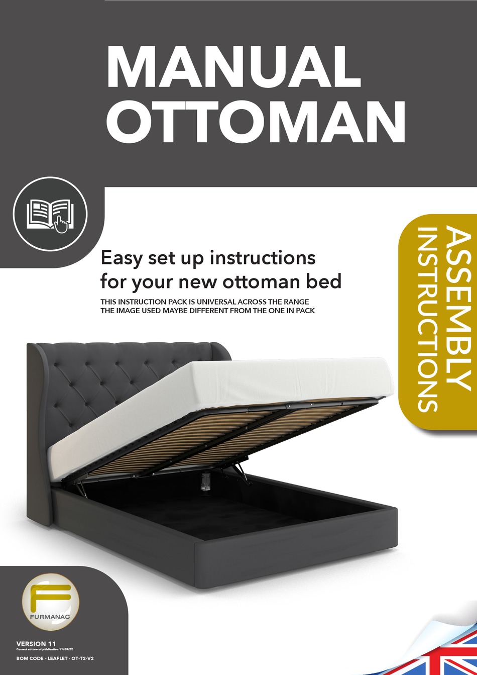 FURMANAC OTTOMAN BED ASSEMBLY INSTRUCTIONS MANUAL Pdf Download ManualsLib