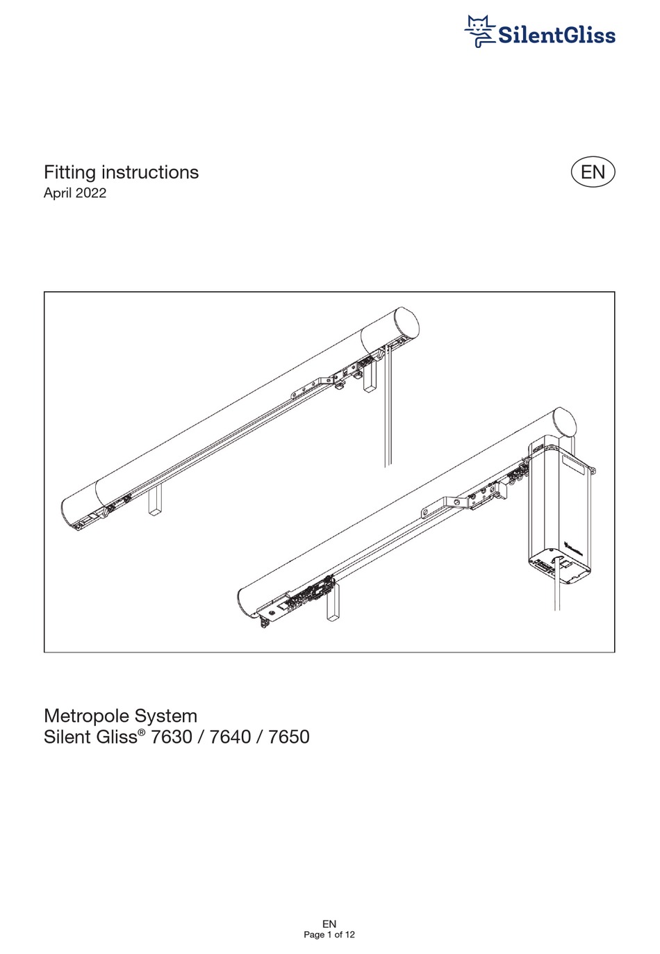 SILENTGLISS SILENT GLISS 7630 FITTING INSTRUCTIONS MANUAL Pdf Download